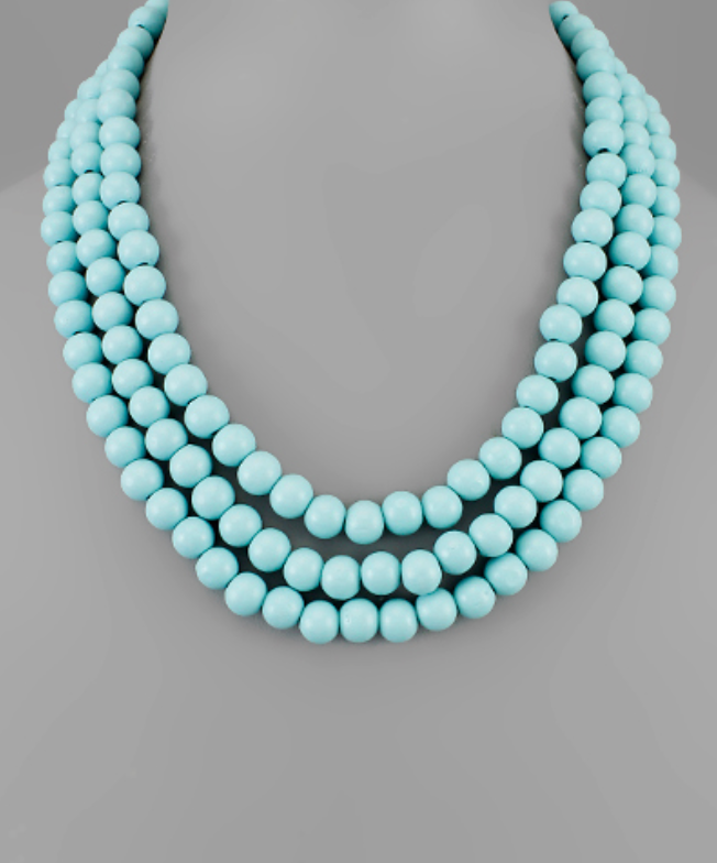 Radiant Bead Statement Necklace