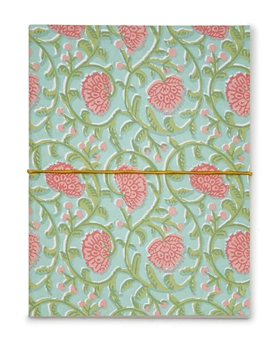 Floral Block Print Notebooks