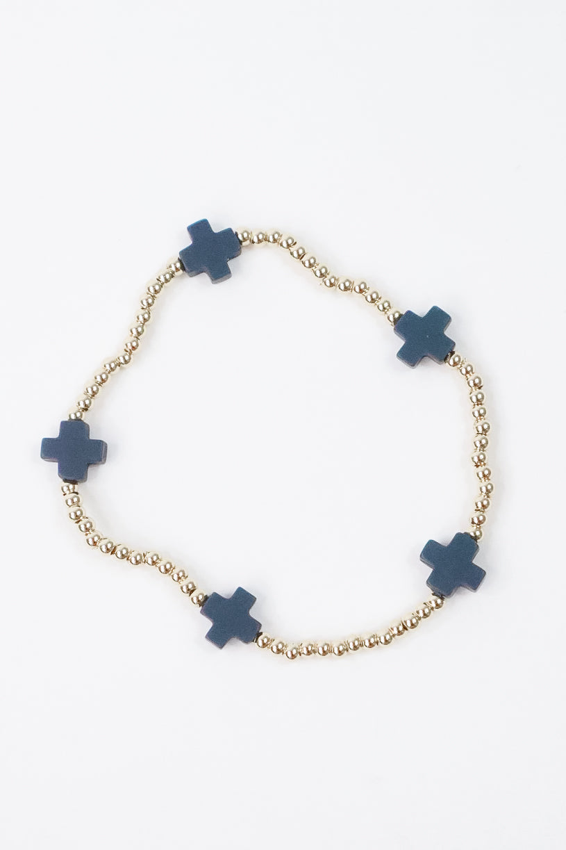 The Sunday Stacker Bracelet Navy