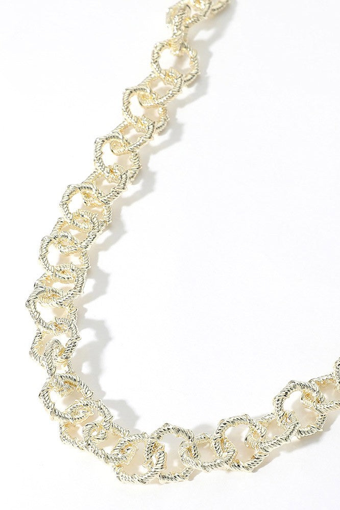 Vivian 14K Gold Plated Chunky Chain Necklace