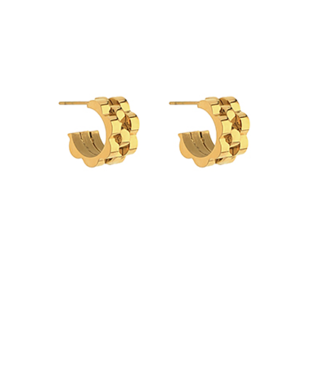 Watchband Style Mini Hoops