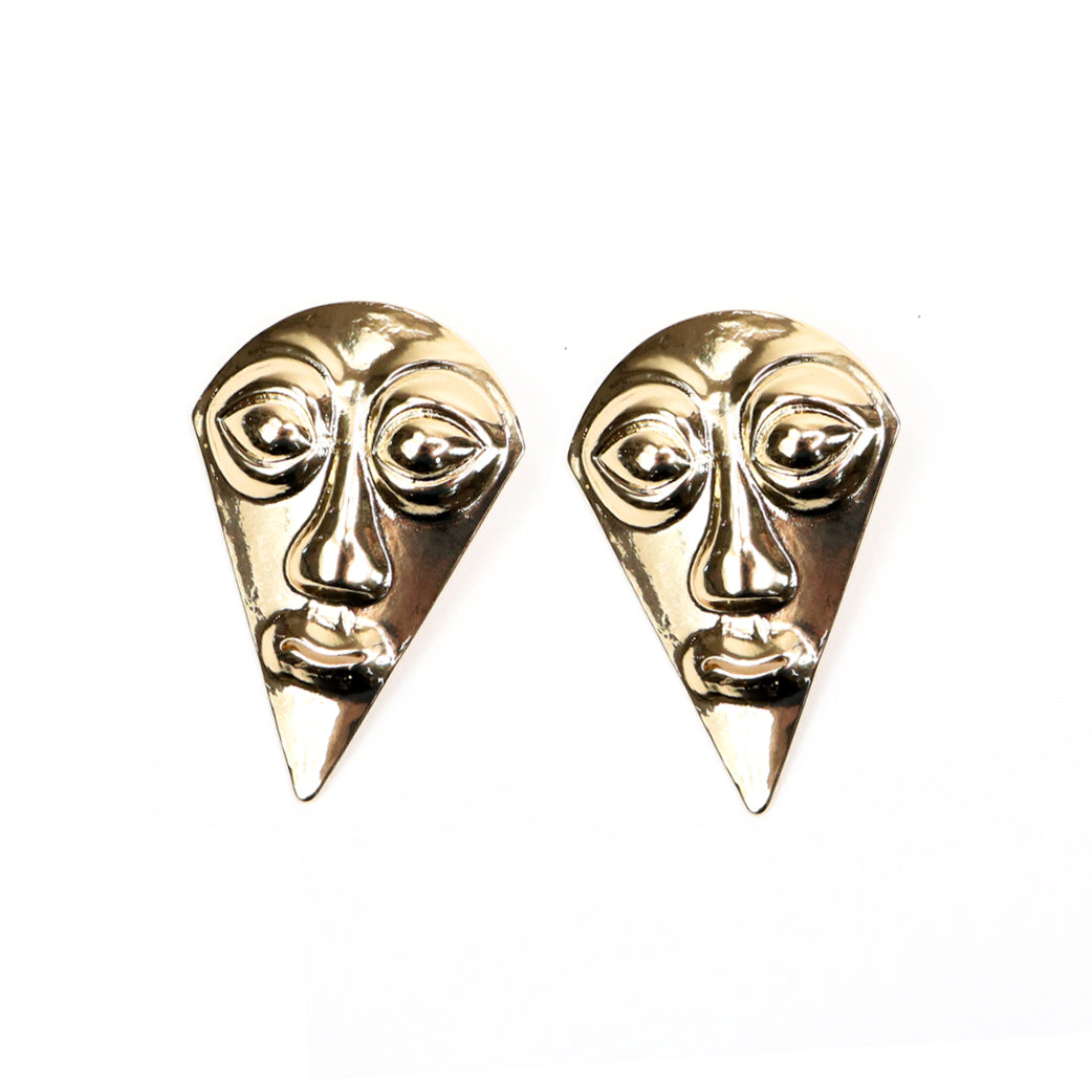 White Lotus Masquerade Earrings