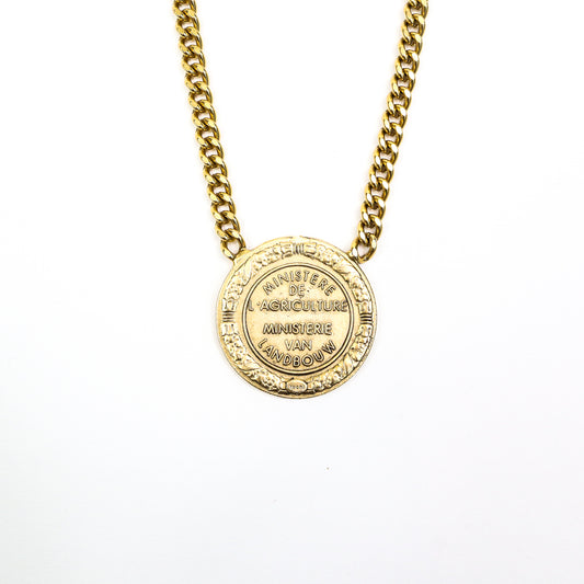 Yochi Heritage Medallion Necklace