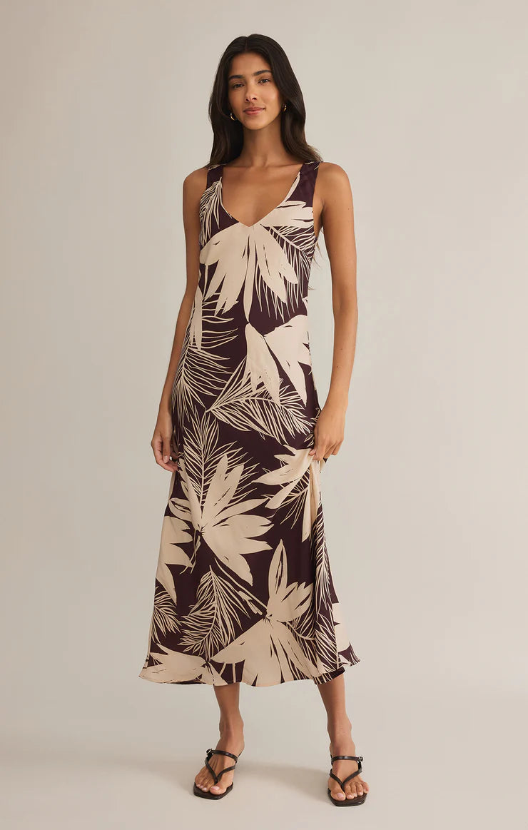 hana maxi dress Hana | Black & White Polka Dot Plunge-Neck Tailored Maxi Dress
