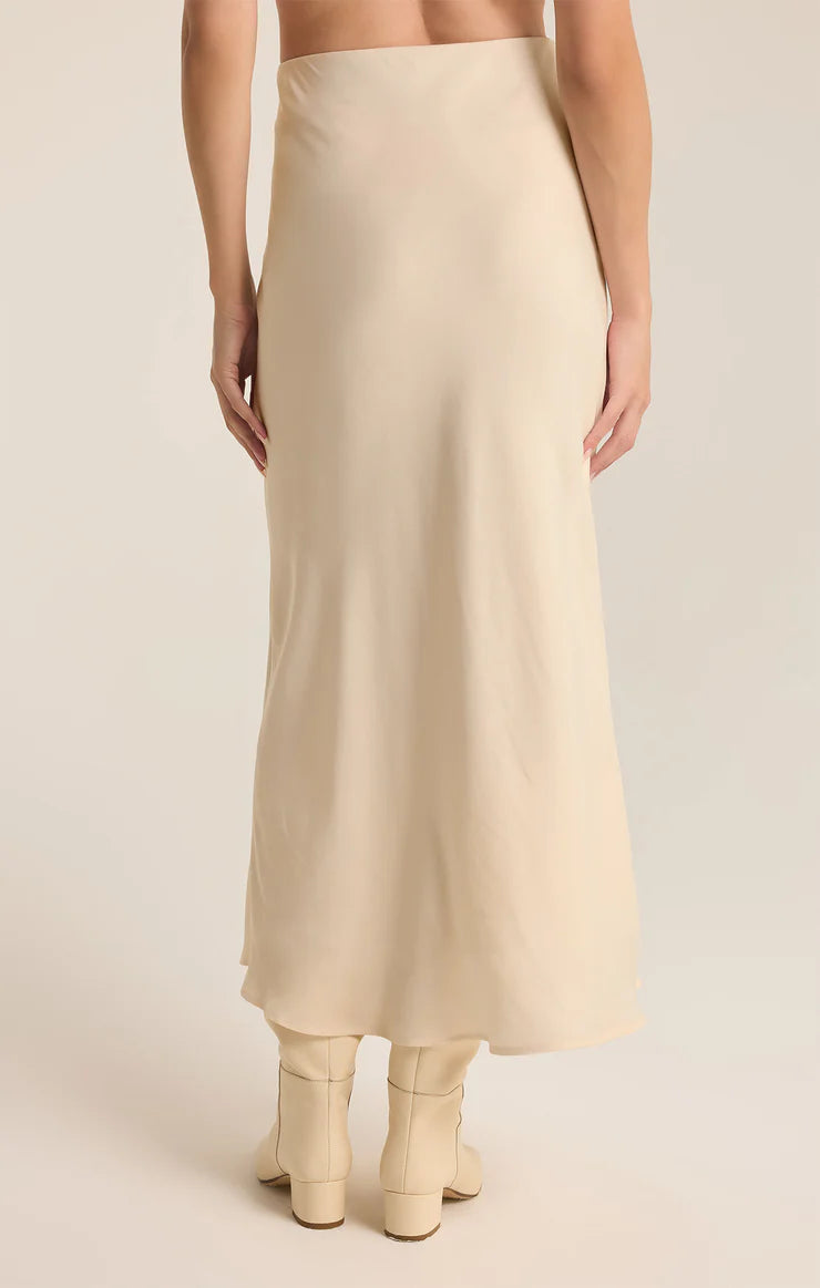 Z Supply Europa Luxe Sheen Midi Skirt