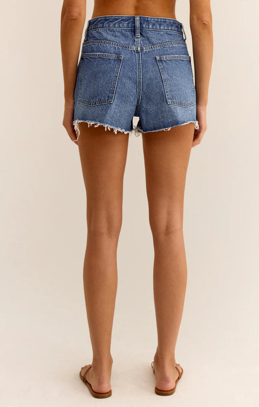 Z Supply Classic Hi-Rise Denim Short