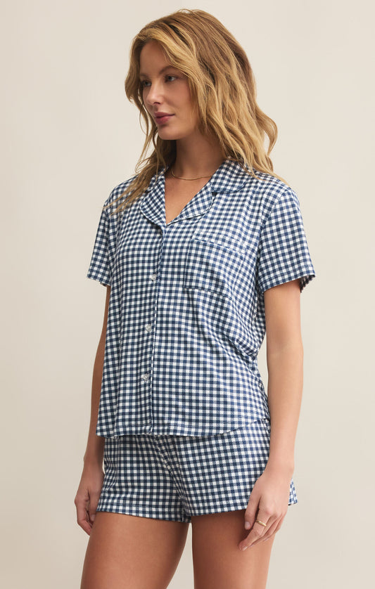 Z Supply Amy Gingham Top