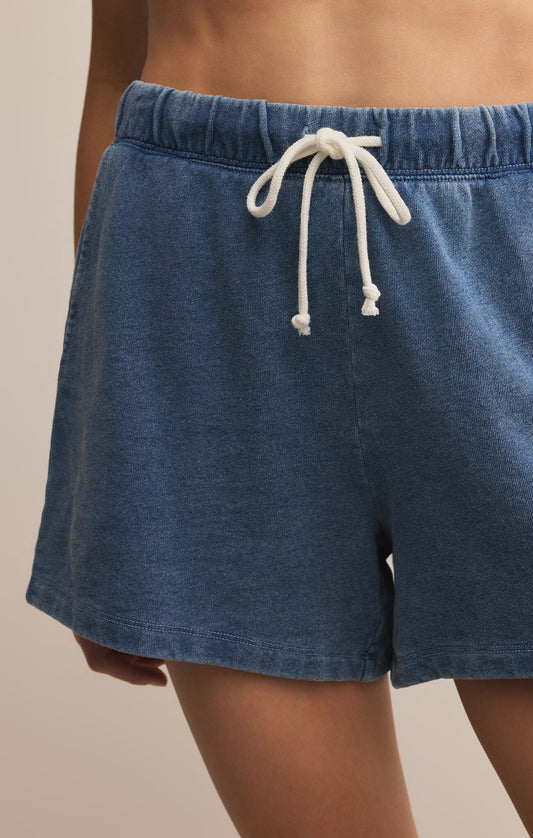 Z Supply Hunter Knit Denim Short close