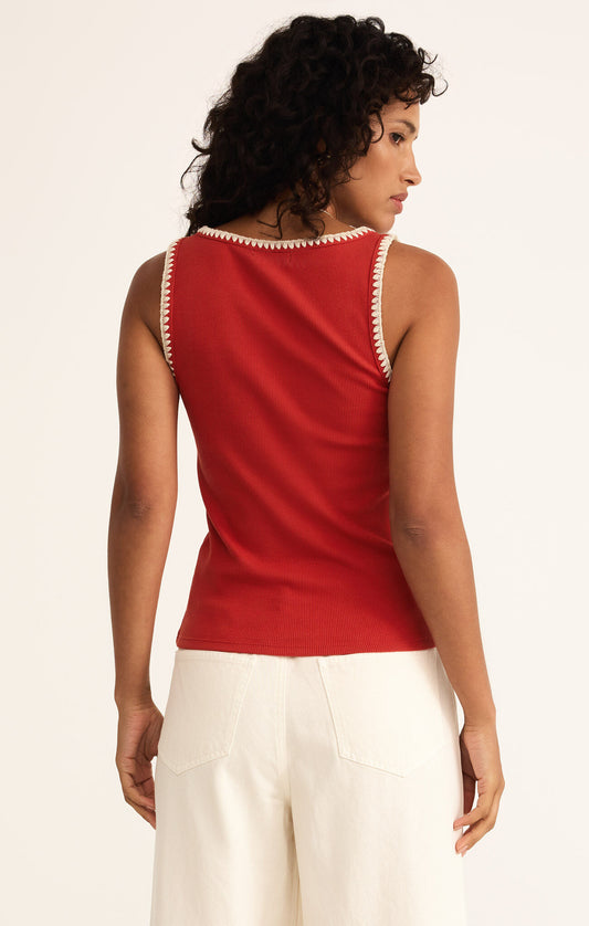Z Supply Jaidynn Rib Tank back