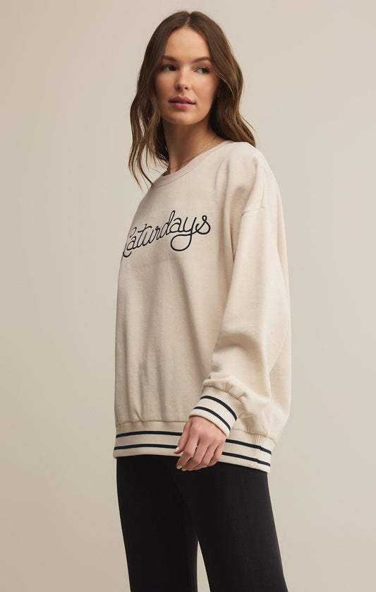 Z Supply Oversized Saturdays Sweatshirt
