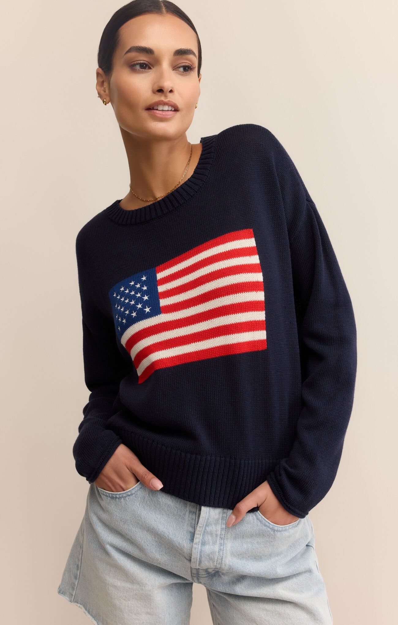 Z Supply Sienna Patriot Sweater