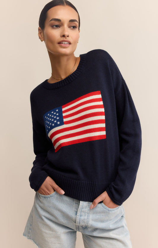Z Supply Sienna Patriot Sweater