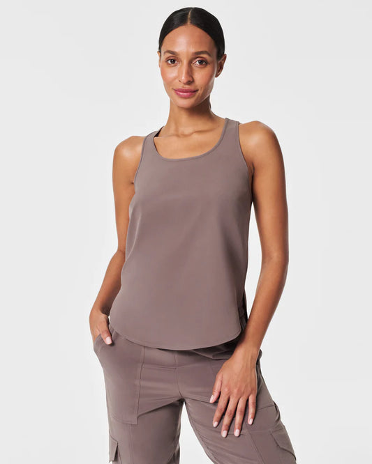 Spanx Casual Fridays Curved Hem Tank