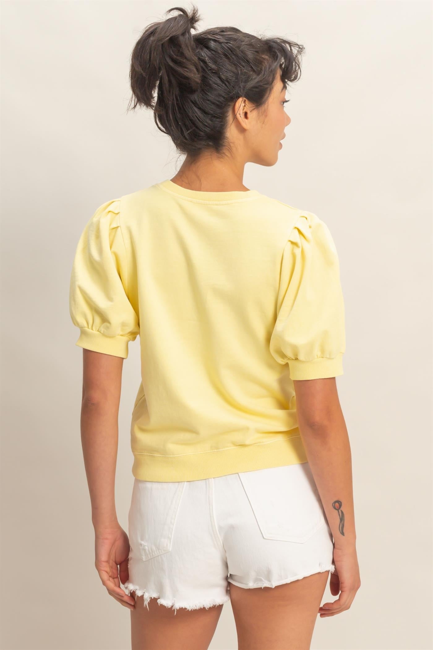 The Riley Puff Sleeve Top