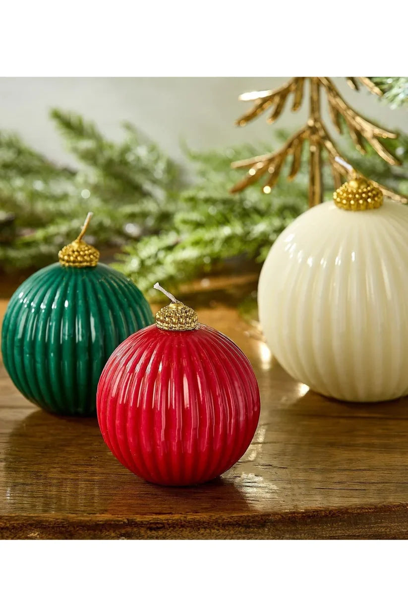 Ornament Ball Candle
