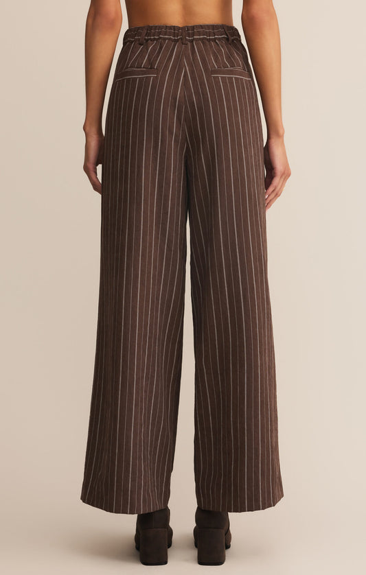 Z Supply Alma Pinstripe Wide Leg Pant