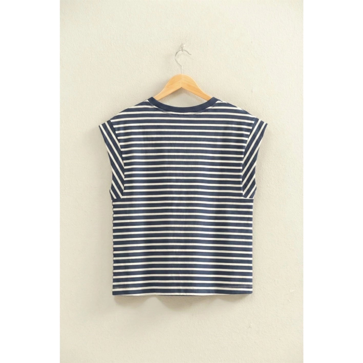 Harbor Muse Striped Muscle Tee