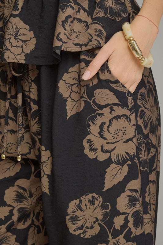 Lauren Floral Wide Leg Pants