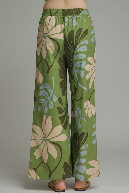 Maribel Floral Wide Leg Pants