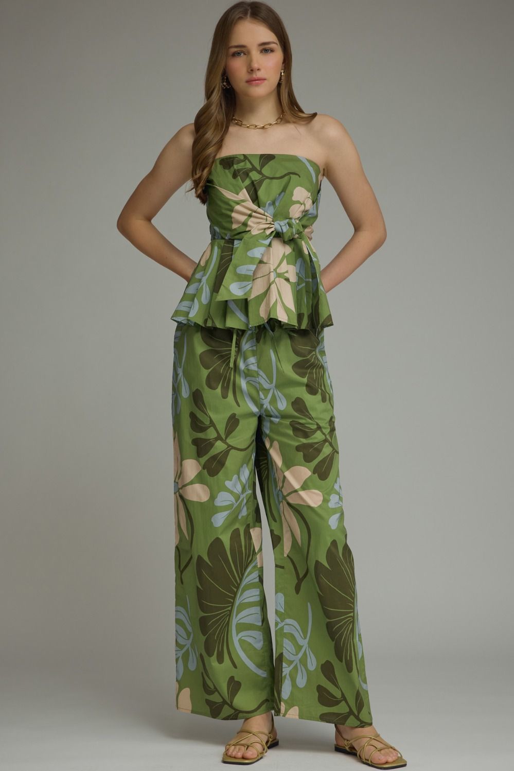 Maribel Floral Wide Leg Pants