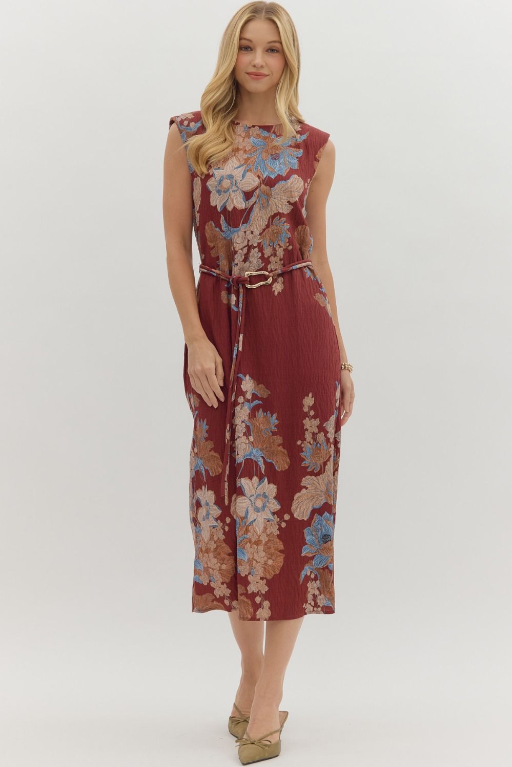 Margot Floral Midi Dress