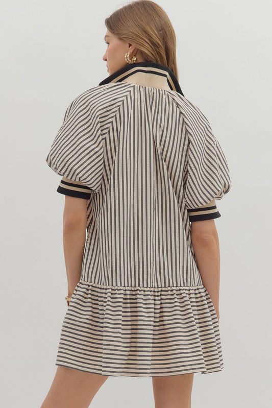 Blythe Striped Mini Dress