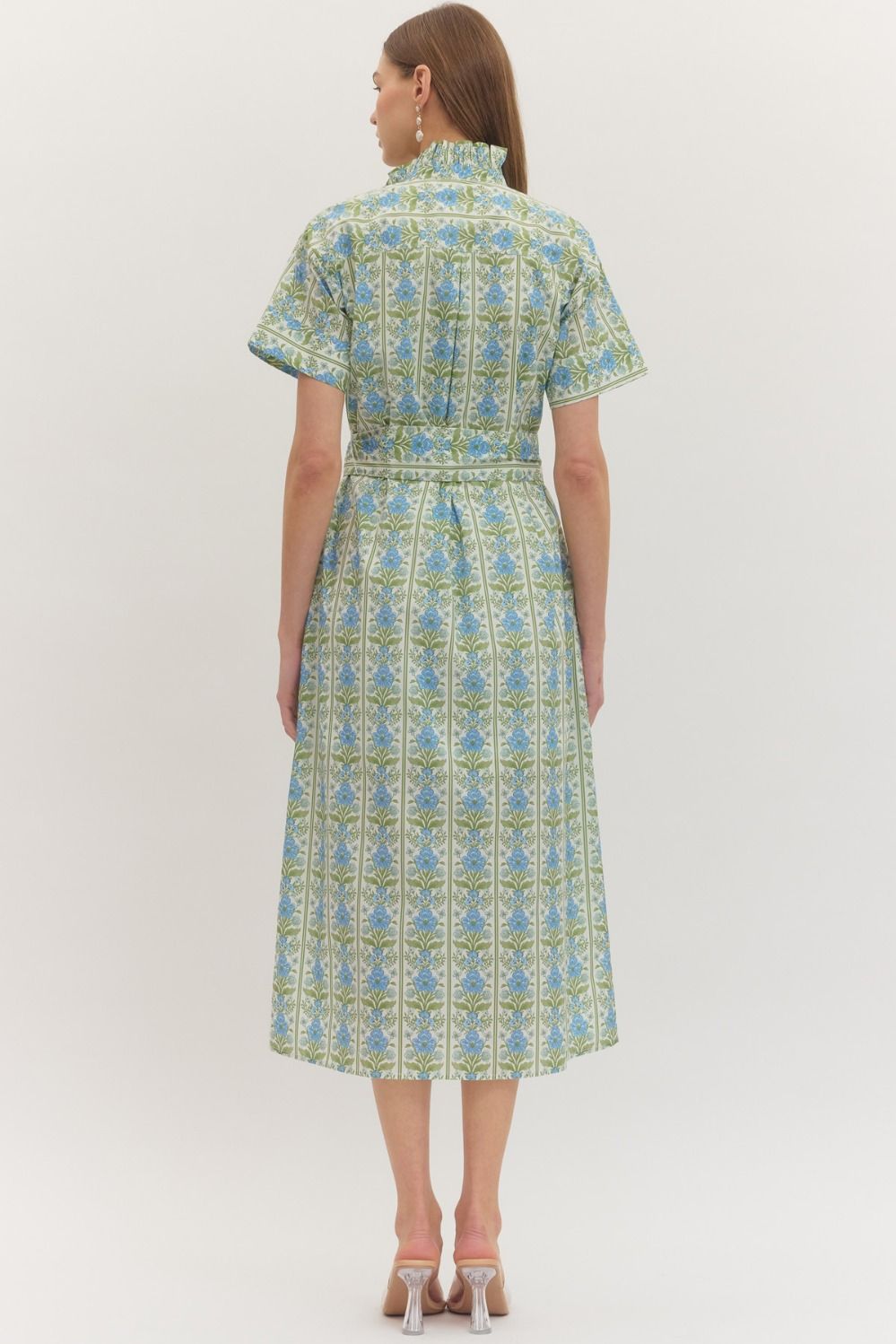 Celeste Botanical Midi Dress
