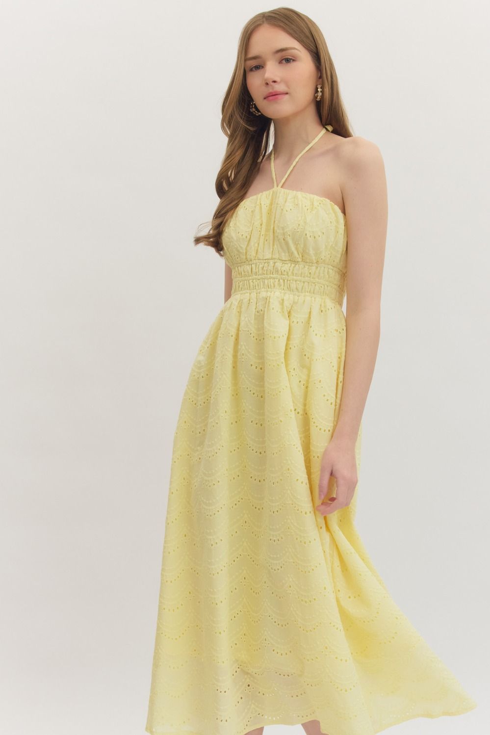 The Sienna Halter Midi Dress