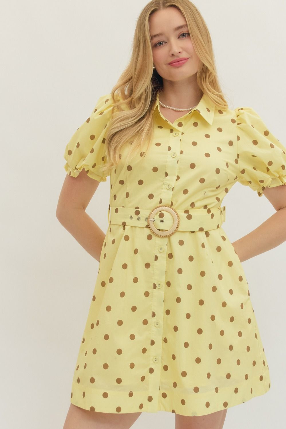 The Stephanie Polka Dot Mini Dress