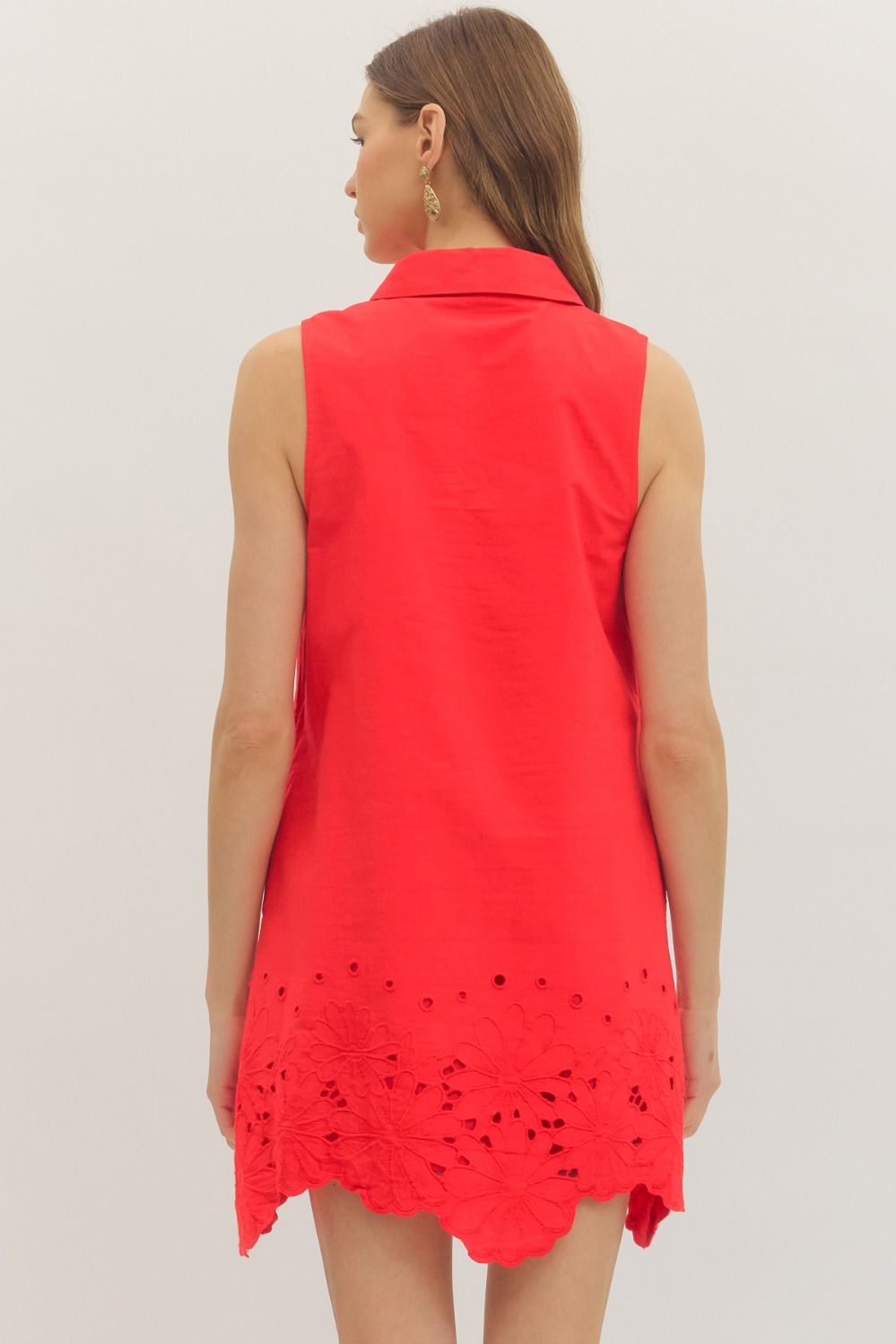 Lila Eyelet Mini Dress