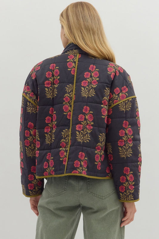 Winslet Botanical Quilted Jacket