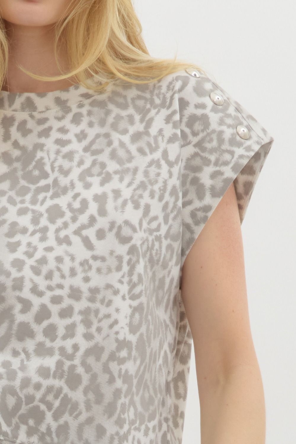 Raya Leopard Print Top