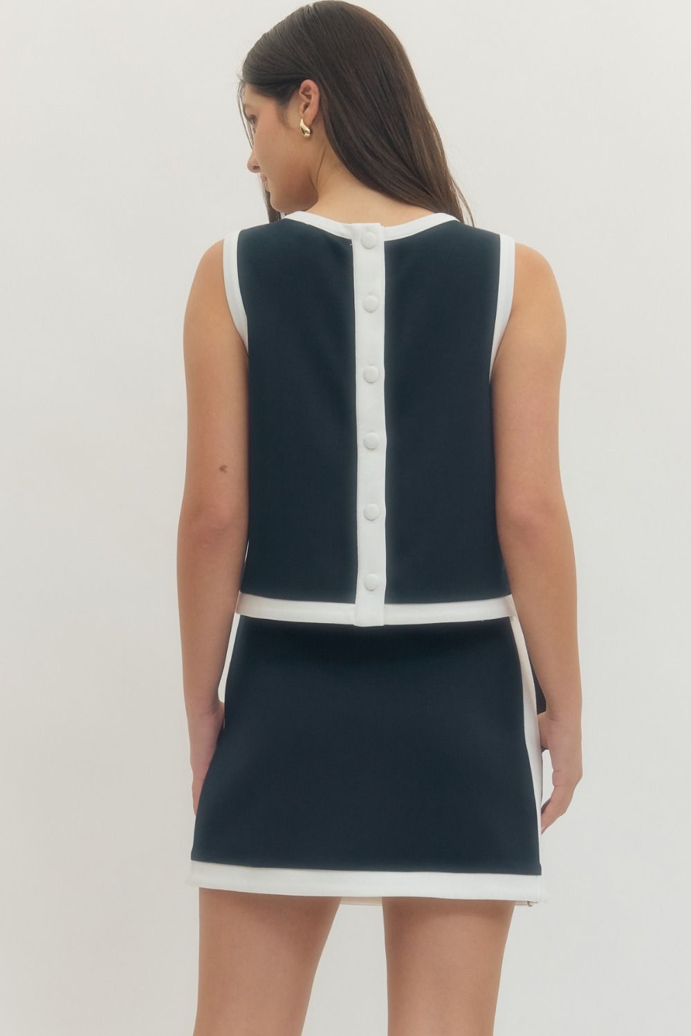 Hadley Contrast Trim Knit Top
