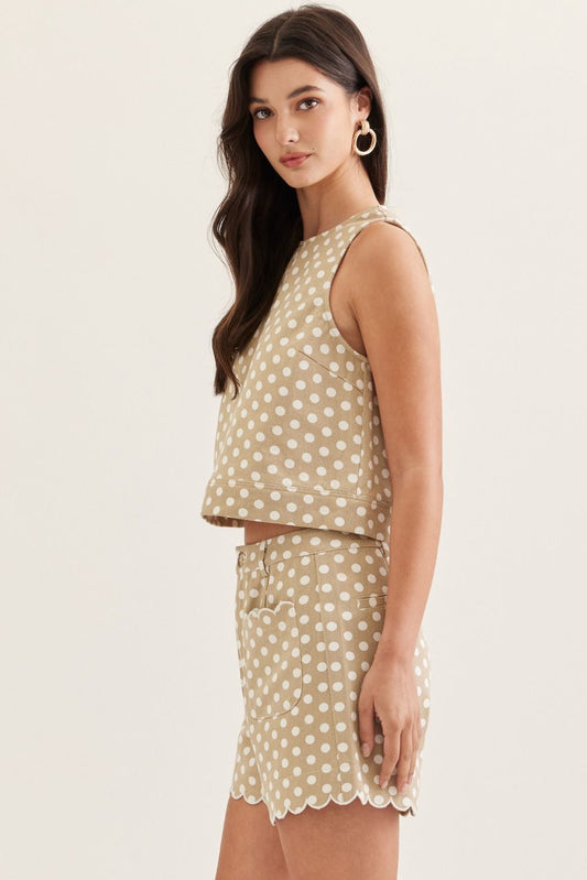 The Felicity Polka Dot Top