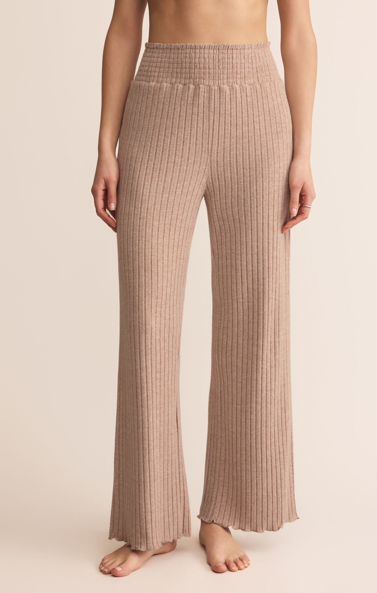 Z Supply Dawn Smocked Rib Pant