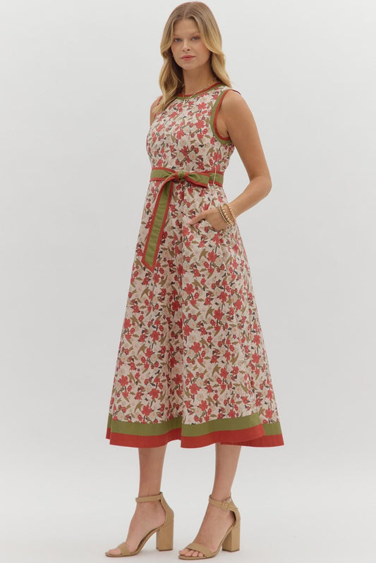 Molly Floral Midi Dress