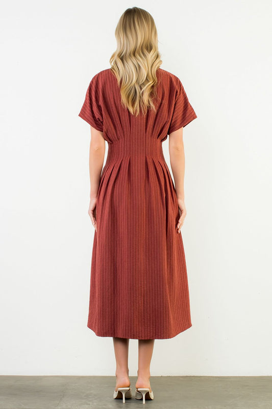 Vera Collared Maxi Dress