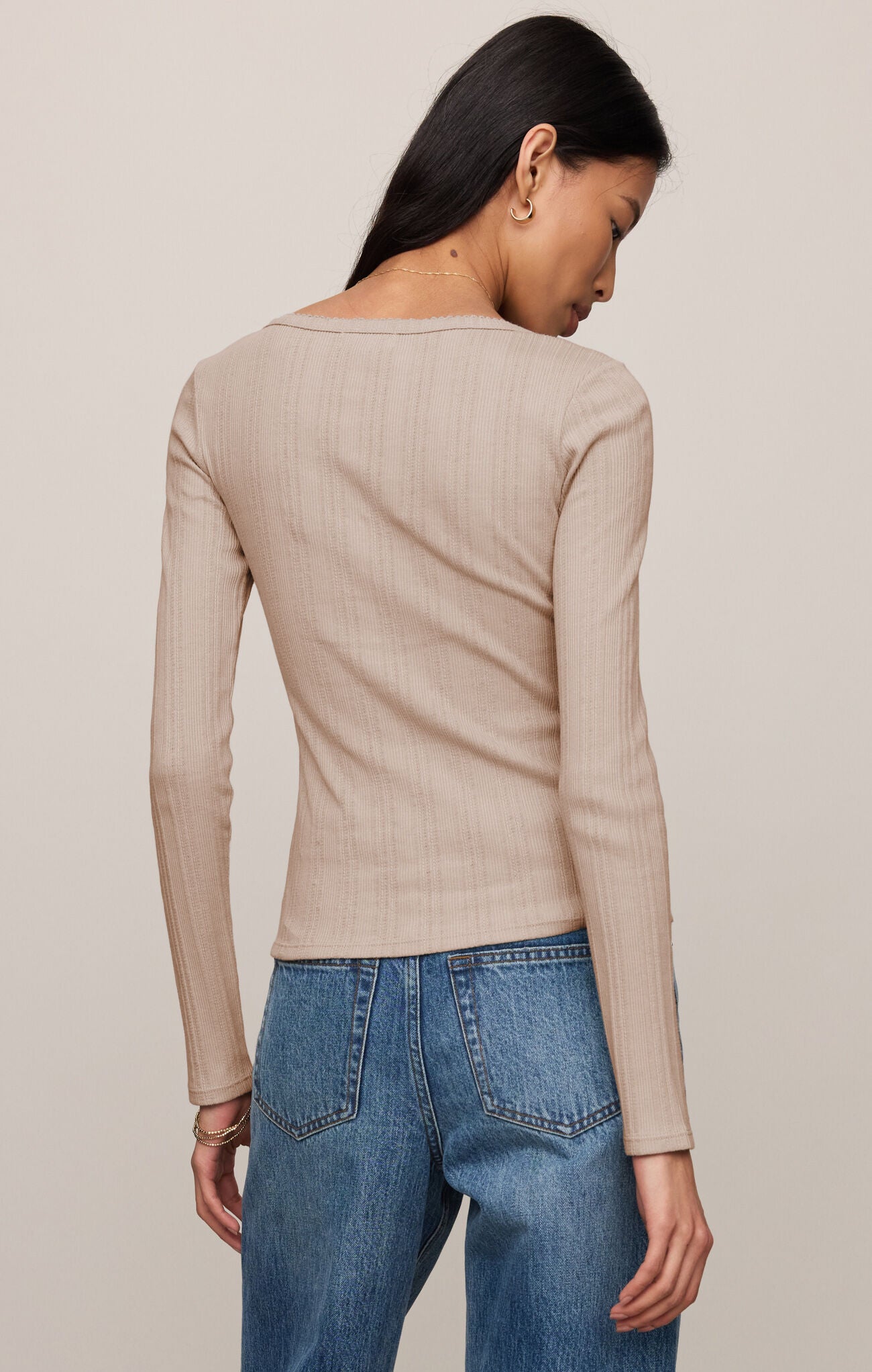 Z Supply Audri Scalloped Top