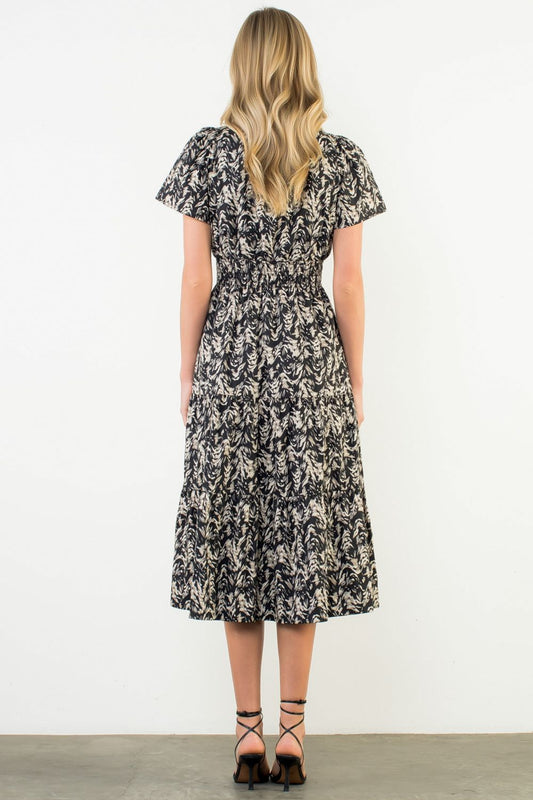 Daphne Smocked Midi Dress