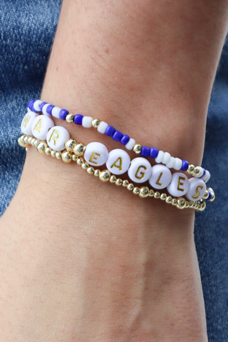 local_High_School_Stack_Bracelet War Eagles