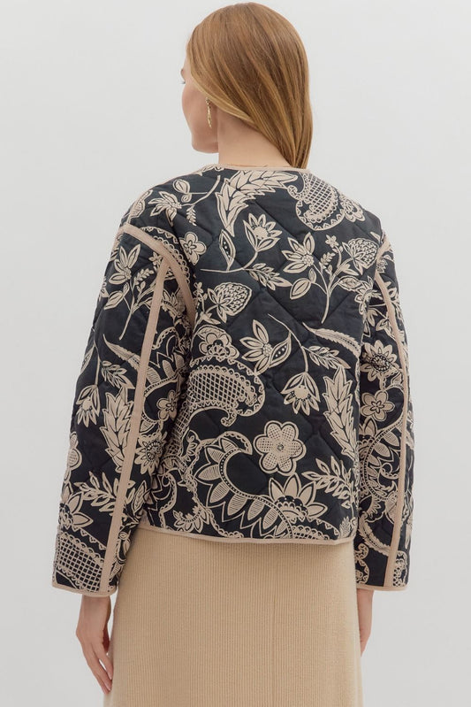 Paisley Quilted Jacket