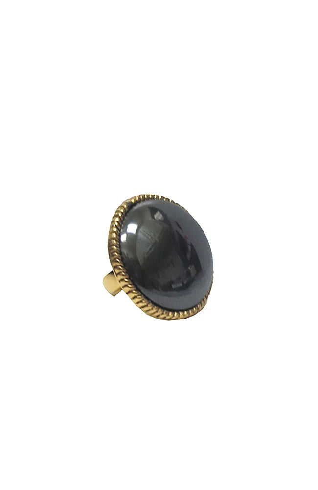 Noir Dome Statement Ring