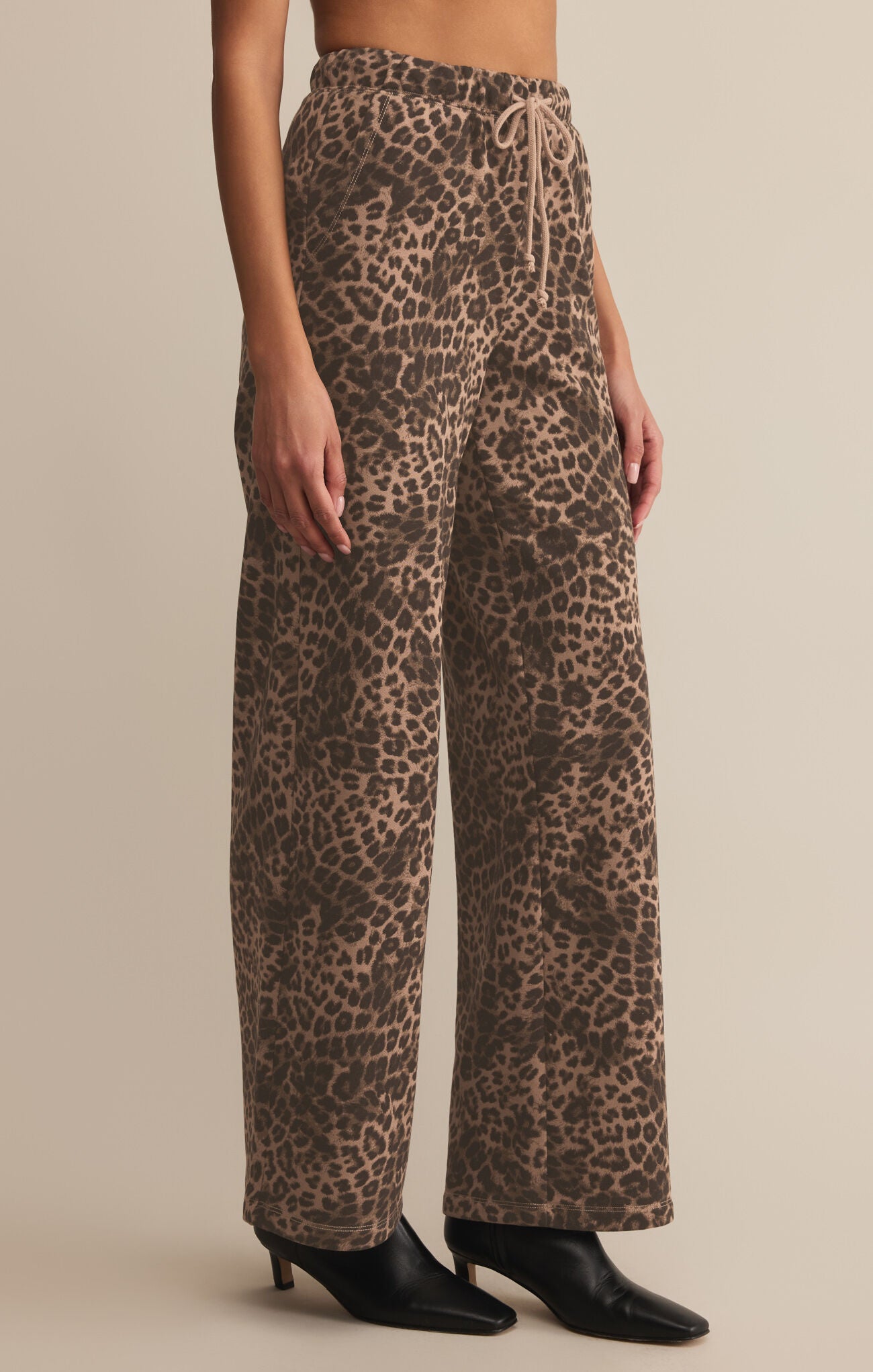 Z Supply Hunter Leopard Knit Pant
