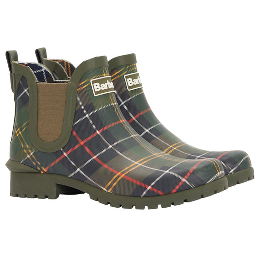 A stylish Chelsea wellington boot.