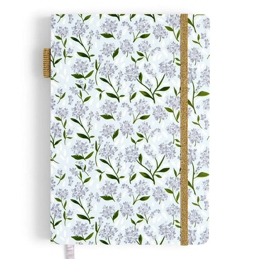 Hydrangeas Lay Flat Lined Journal