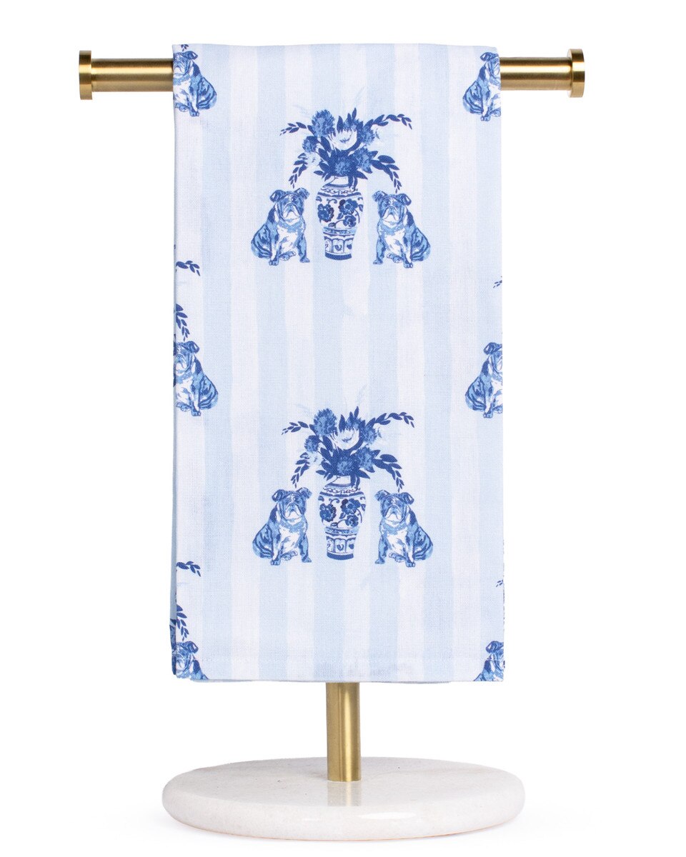 Callie Bulldog Hand Towel
