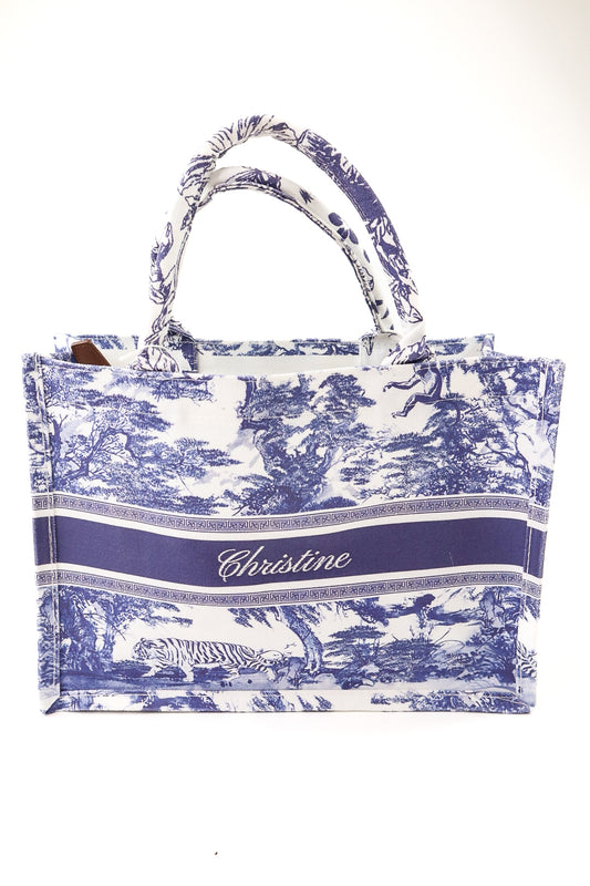 Toile Canvas Carryall Tote