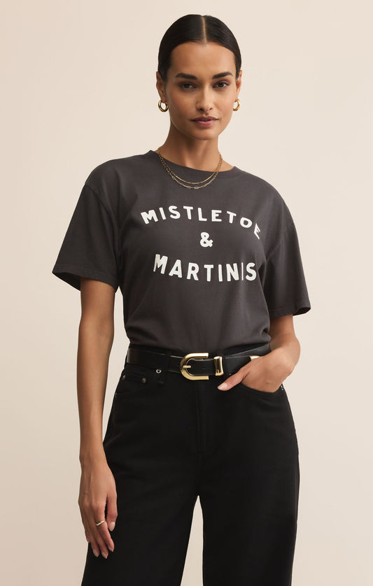 Z Supply Mistletoe Boyfriend Tee