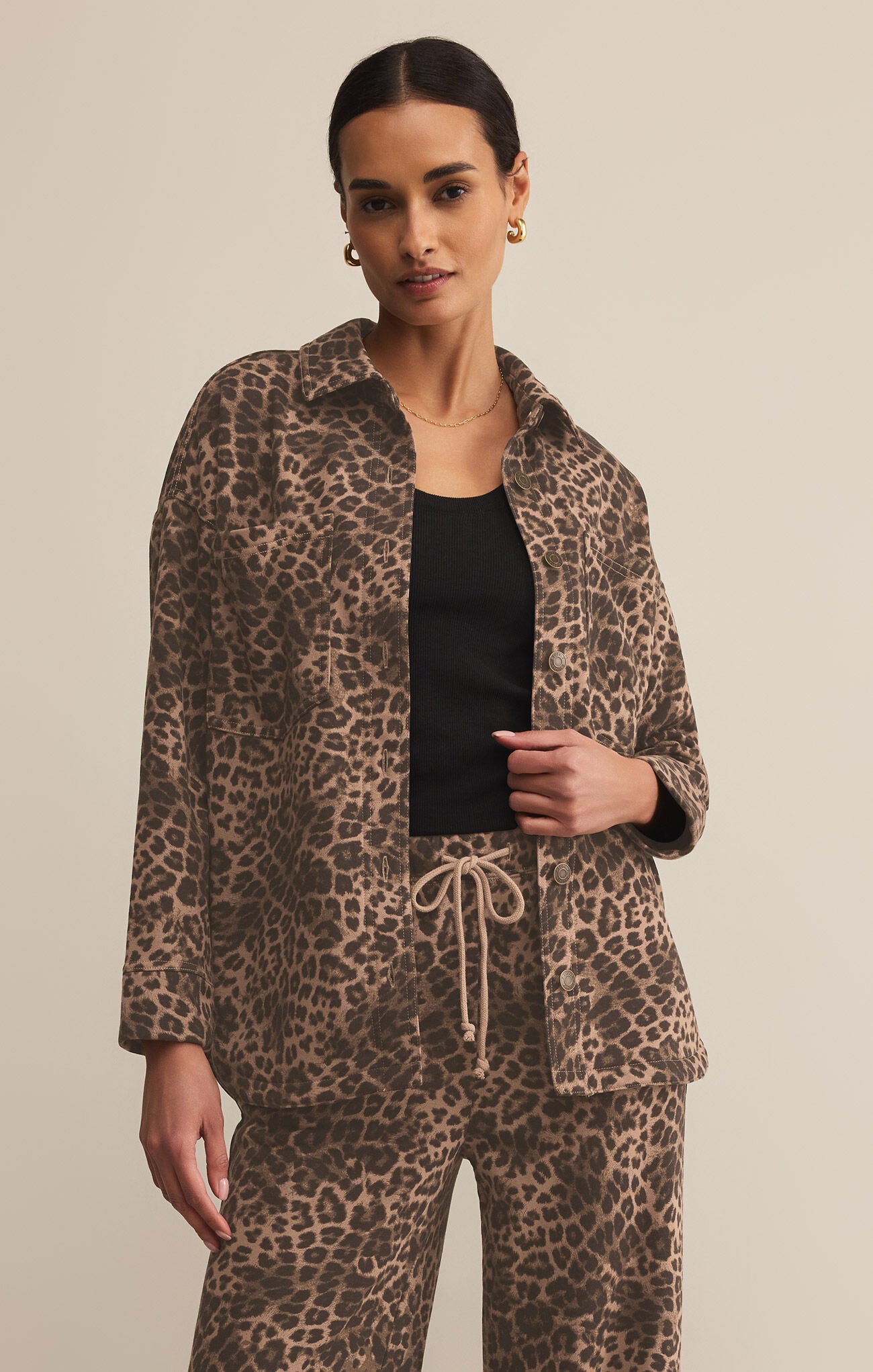 Z Supply All Day Leopard Jacket