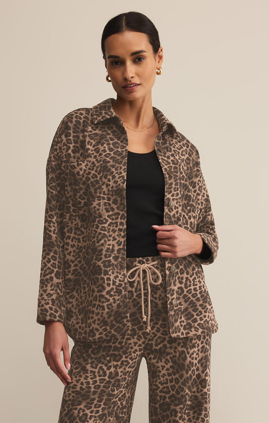 Z Supply All Day Leopard Jacket